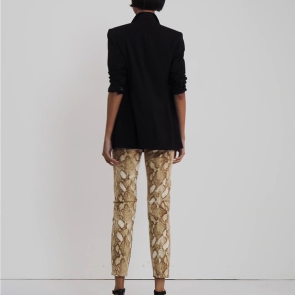 NWT Lauren Ralph Laure Women’s Snakeprint High-Rise Skinny Ankle Jeans Sz 8 - Picture 5 of 12